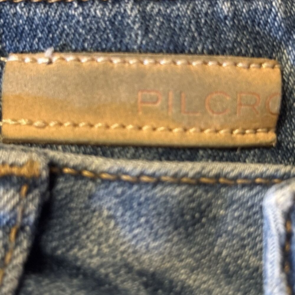 Anthropologie Pilcro The Demilune Boot Flare Bootcut Jeans Light Wash Size 25 - Picture 4 of 9